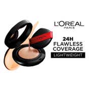 L'Oreal Paris Infallible Cushion Foundation 24Hr Full Coverage Glass-Skin Finish - Shade N100 (11 g)