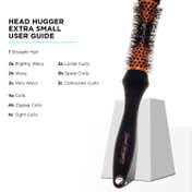 Denman Head-Hugging Hot Curl Brush 25mm Dhh1 - Orange