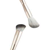 PAC SDE 04 Dual Ended Contour & Blush Brush - Ergonomic Design Ultra Soft Bristles Vegan (1 pc)