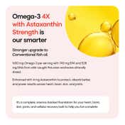 YourHappyLife Omega-3 4X Triglyceride & Astaxanthin for Brain Heart Joints (50 softgels)