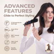 Tash Hair Glide Connect Hair Straightener Brush with 11 Temperature Settings