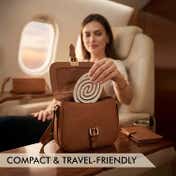 Ikonic Me Eco Spiral Travel Brush IKM-2109 - Sand Beige
