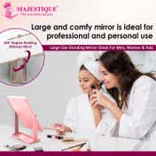 Majestique Table Top 360 Rotating Vanity Mirror