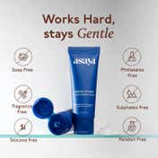 Asaya Fresh Start Smoothening Scrub AHA BHA Face and Body Exfoliator for Instant Glow (70 g)