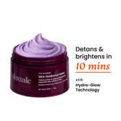 Foxtale De-Tan Skin Radiance Mask with Lactic Acid Brazilian Purple Clay and Kaolin Clay (75 g)