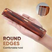 Vega Handcrafted Graduated Dressing Comb Made with Cellulose Acetate (HMC-04D)