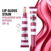 Lakme 9to5 Hya Beach Edit Lip Gloss Stain Hydrating Long Lasting SPF 15- 6 Raspberry Sorbet (10 ml)