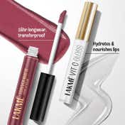 Lakme Liquid Lipstick + Gloss Kit - Nude (2 pcs)