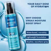Streax Moisture Boost Spray Hair Serum (50 ml) with Lightweight Formula