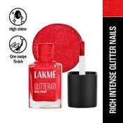 Lakme Glitterati Collection Nail Paint for High Glam - Fireball (12 ml)