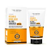 Dr. Sheth's Kesar & Kojic Oil-Free Sunscreen SPF 50+ PA++++ In-Vivo Tested For Pigmentation (50g)