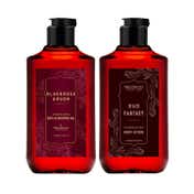 THE LOVE CO. Black Rose & Oudh Shower Gel + Oud Fantasy Body Lotion Pack of 2 Combo