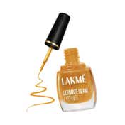 Lakme Ultimate Glam, Eye Liner, Quick Drying, Water Resistant, Smudgeproof, Golden - (9 ml)
