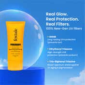 Foxtale Glow Sunscreen SPF 50 PA++++ with Vitamin C & Niacinamide for a Dewy Glow (50ml)