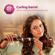 Philips Hair Styling Set Crimp, Straighten Or Curl With The Single Tool BHH816-00 - Black, Purple