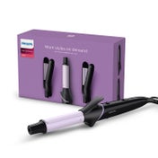 Philips Hair Styling Set Crimp, Straighten Or Curl With The Single Tool BHH816-00 - Black, Purple