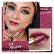 Oulac Metallic Shine Lipstick - 03-Love Particle (4.3 g)