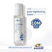 Plum 3% Niacinamide Alcohol-Free Toner With Rice Water-Reduces Pores & Blemishes, Bright Skin(150ml)