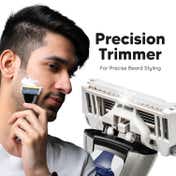 LetsShave Pro 6 Plus Shaving Razor For Men - Black, Grey