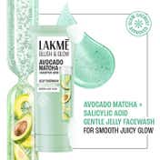Lakme Blush & Glow Avocado Matcha + Salicylic Acid Jelly Face Wash (100 g)