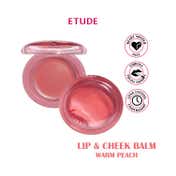 Etude Fruity Lip & Cheek Blur Balm - 03 Warm Peach (2.3 g)