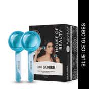House of Beauty Ice Globe Blue-Puffy Eyes, Face Lifting, Digital Eyes Stress Reduction (1 Pair)