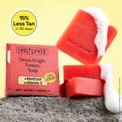 Soulflower Detan Bright Tomato Soap for Tan Removal & Moisturizer (100 g)