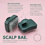 Alan Truman Scalp Bae. - Pre-Shampoo & Everyday Use, Intense Scalp Massager Brush