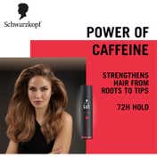 Schwarzkopf TAFT Power Caffeine Mini Hair Spray for Upto 72H Hold (75 ml)