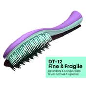 Alan Truman Dt-12 Fine & Fragile Detangling & Everyday Care Brush - Purple