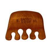 Sacred Grove Elephant Head Wooden Massager Natural Tool for Scalp