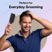 Vega Paddle Hair Brush with Cleaning Comb for Men & Women (E18-PB)