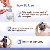 How to Use - Mamaearth Rice Water Shampoo with Keratin for Damage Repair (400 ml)