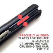 Alan Truman CRIMP Hair Styler with Ceramic Plates & Adjustable Temperature for Smooth Styling (1 Pc)