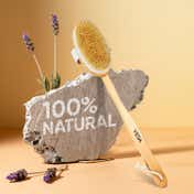 VEGA Long Handle Wooden Bath Brush Detachable for Men & Women (NBA-1/3)