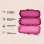 Power Beauty Triple Treat 3-in-1 Eyeshadow 01 - Pink Mauve Pink Champagne (7 g)