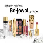 Lakme Bejewel 3D Matte Slim Bullet Lipstick with Vitamin E for Hydrated Lips - Nude Reign (3.4 g)