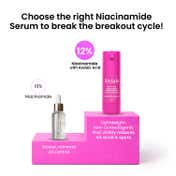 Foxtale 12% Niacinamide Serum with Azelaic Acid for Oil Control & Brightening (30 ml)