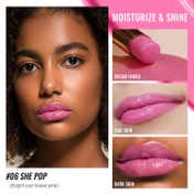 Oulac Moisture Shine Lipstick - 06-She Pop (4 g)