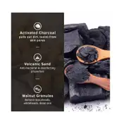 Ustraa Activated Charcoal Face Scrub - (100g)