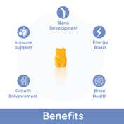 Purna Gummies Kids Multivitamin Gummies for Growth Immunity and Health (30 pcs)