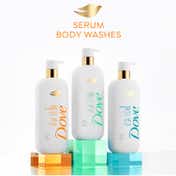 Dove 3% Brightening Serum + Vitamin C Glow Recharge Serum Body Wash, (300ml)