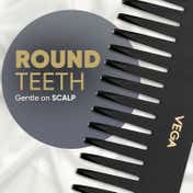 Vega Shampoo Comb for for Gentle Hair Wash, Smooth, Frizz-Free Hair (HMBC-406)