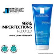LA ROCHE-POSAY Effaclar Purifying Anti-Acne Gel Face Wash, Gentle Cleanser For Oily (200 ml)