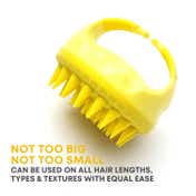 Alan Truman Scalp Sos Scalp Massage and Shampoo Brush - Yellow (1 Pc)