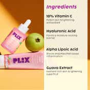 Plix Guava Powered Duo For Glowy Skin Hydrating Cleanser & 10% Vitamin C Dewy Serum (2 pcs)