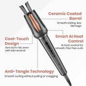 VGR V-581 Automatic Hair Curler for Women 5 Temperature Settings Fast Heating