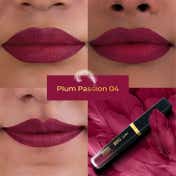 Faces Canada Comfy Matte Wow Liquid Lipstick - Plum Passion 04 (3.8 ml)