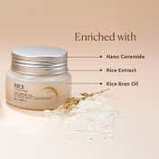 The Face Shop Ceramide & Rice Moisturizer - Korean Day Cream for Barrier Repair & Glass Skin (50 ml)