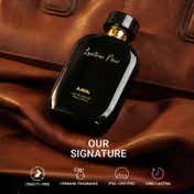 Ajmal Leather Noir Eau De Parfum Long Lasting Leather Perfume for Men (100 ml)